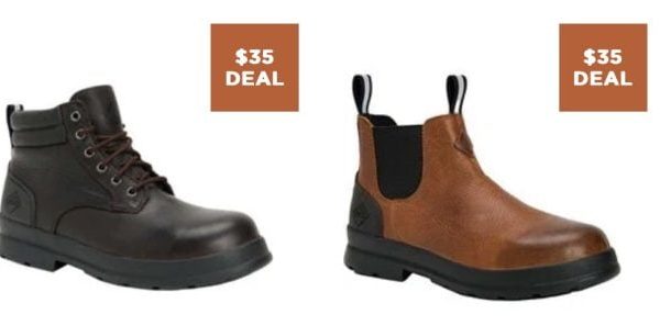 *HOT* Muck Boots Men’s Chore Farm Leather Chelsea Boots only $35 (Reg. $180!)